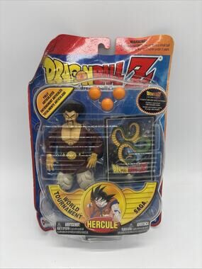 2002 Dragon Ball Z World Tournament Saga Hercule Irwin Toys Action Figure Sealed
